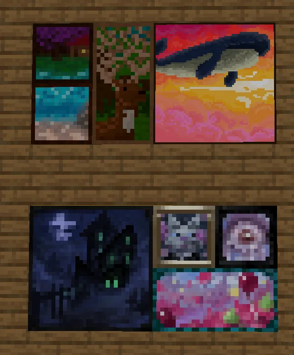 Подборка картин из проекта Dark Paintings, созданных художниками Absolem Jackdaw и Punpudle в октябре 2021 года.