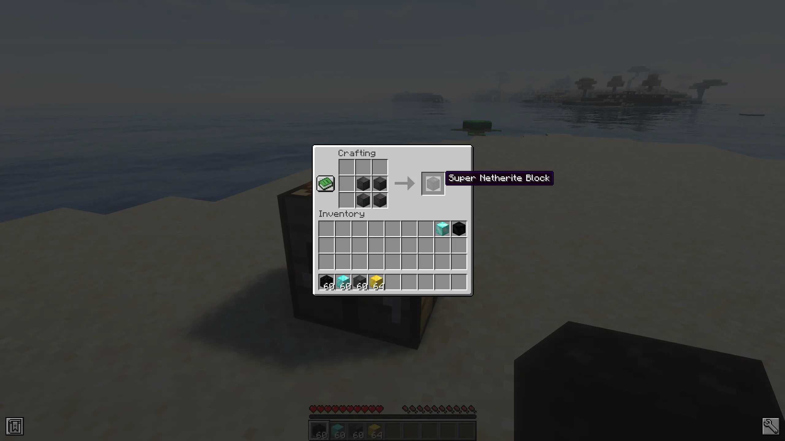 Блок супер-руды из Minecraft.