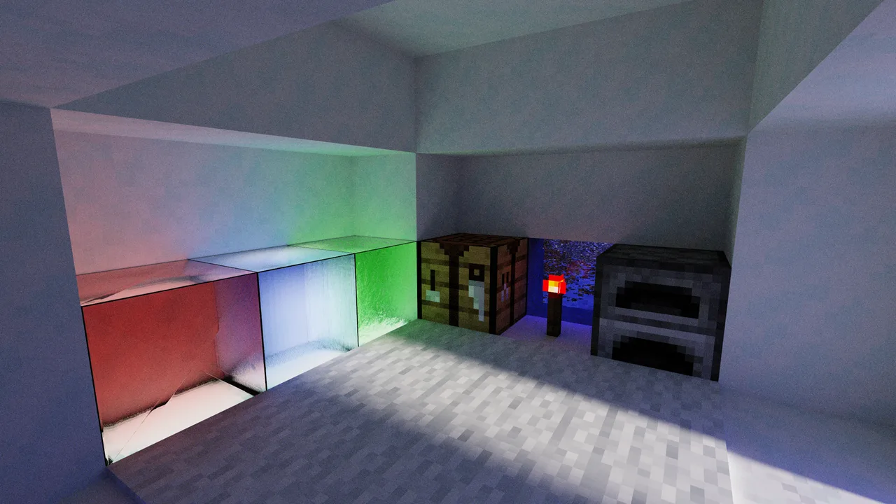 Иглу, освещенное низким солнцем, из набора Vulkanite Demo Pack.