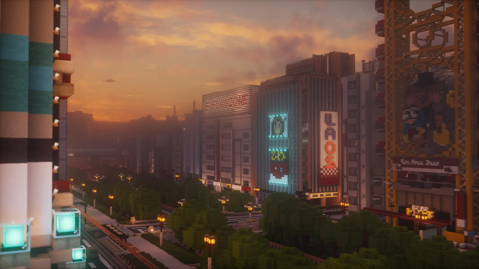 Photon Shaders с шейдером Azuki Sayama на карте Sayama.