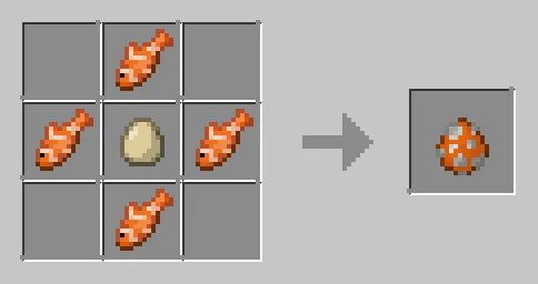 Крафт яйца призыва тропической рыбы в моде Craft-able Spawn Eggs.