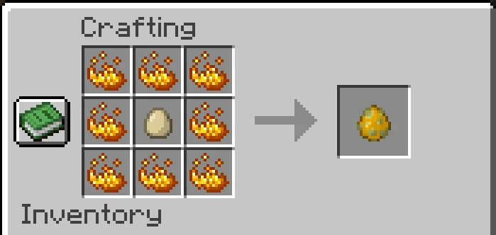 Мод Craft-able Spawn Eggs: иконка яйца призыва ифрита.