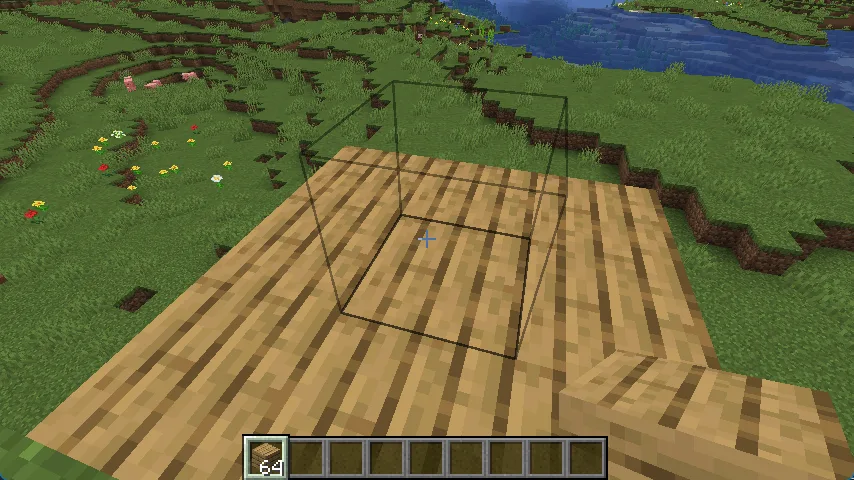 Настройка отображения контуров блока в моде Bridging Mod.