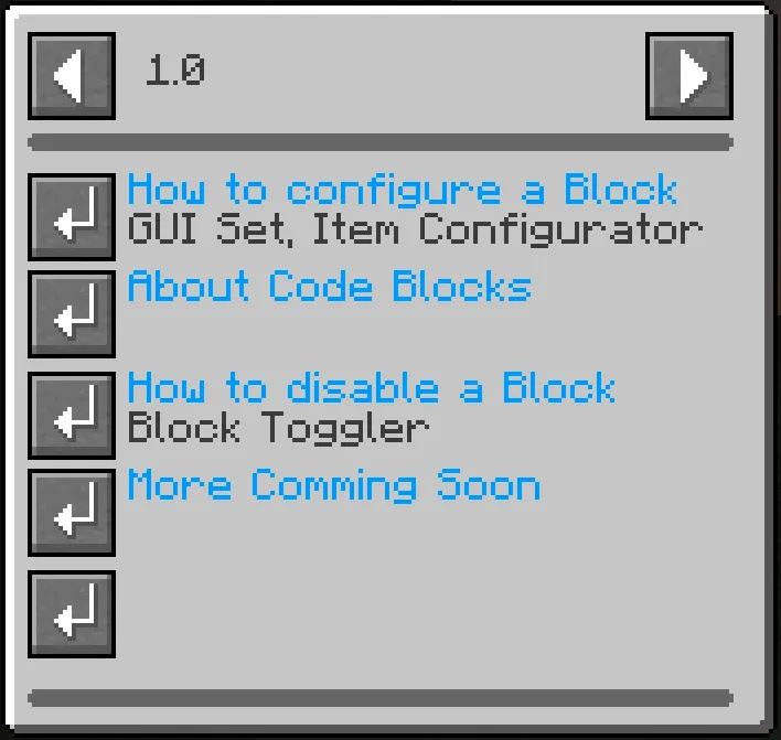 Учебный гаджет из мода Puzzle Code 2.1