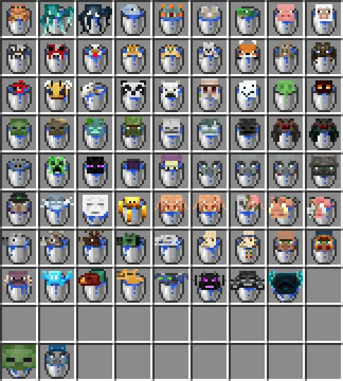 All bucketable mobs