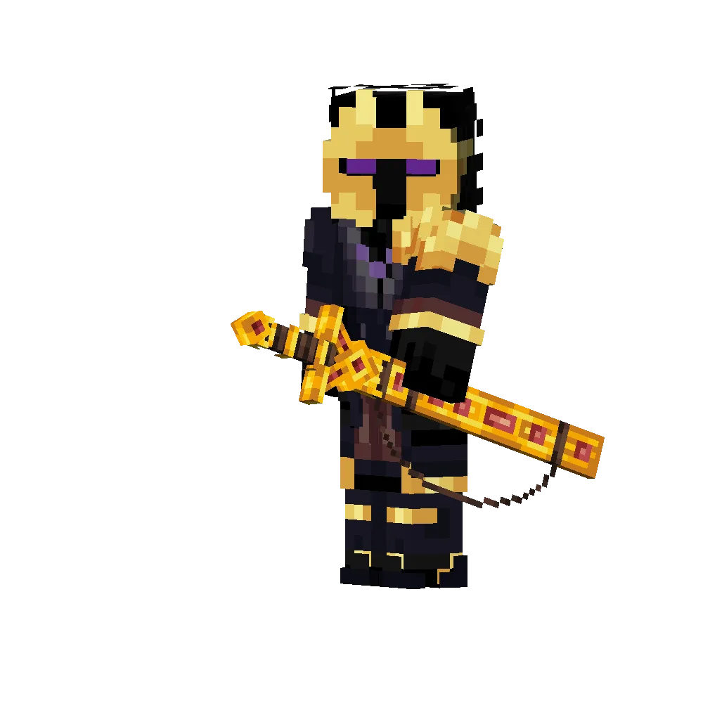 Вид на левую руку персонажа в проекте Basutīyu.