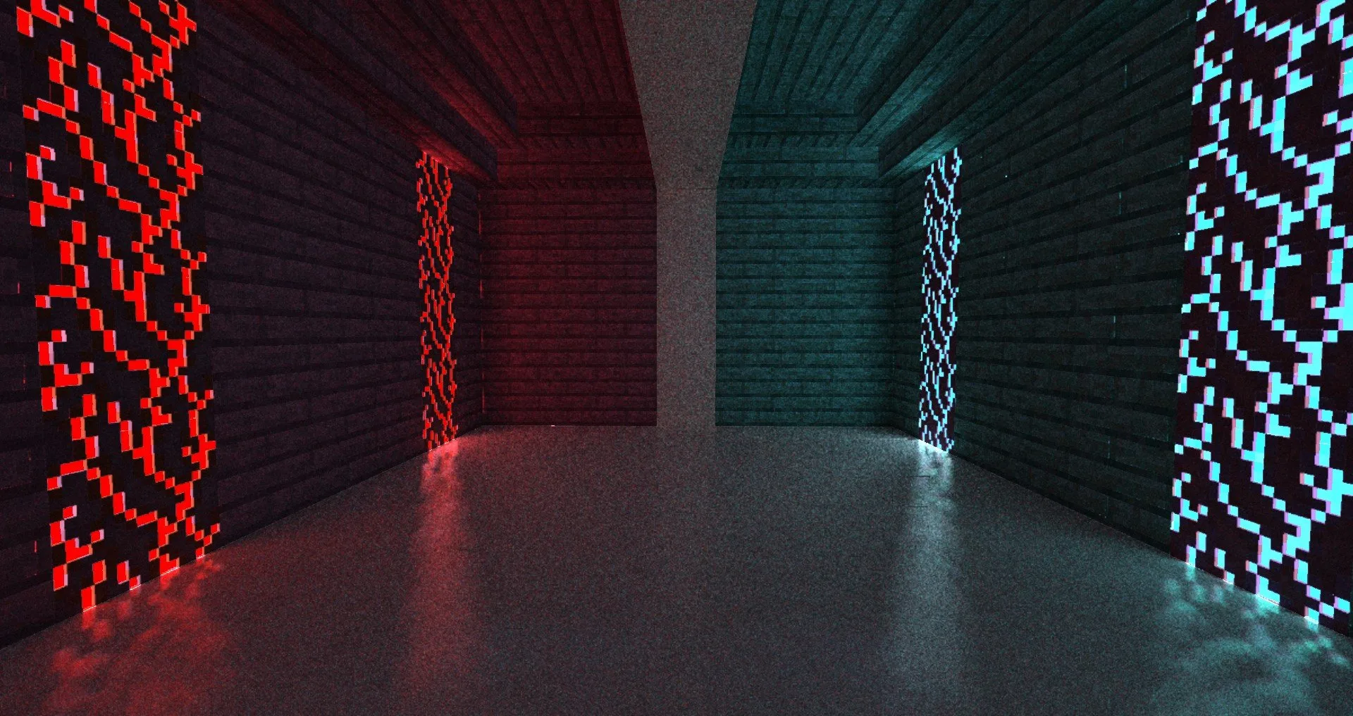 Phoxel: Red and Blue (Beta 0.4 AVPBR by Joaquix) с использованием Rendermode.