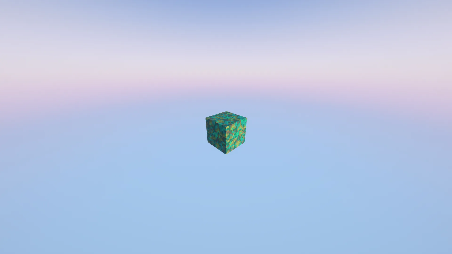 Блок искаженного нилиума из Minecraft.