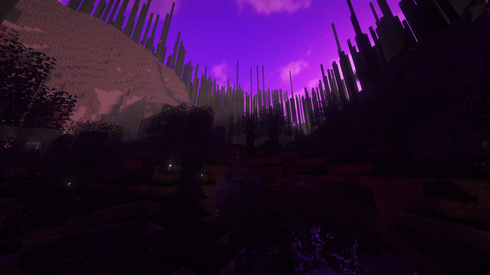 Биомы Сумеречного леса и Growthlands в моде Voidsong