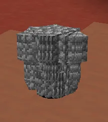 Куча булыжника на одном блоке в моде Death+