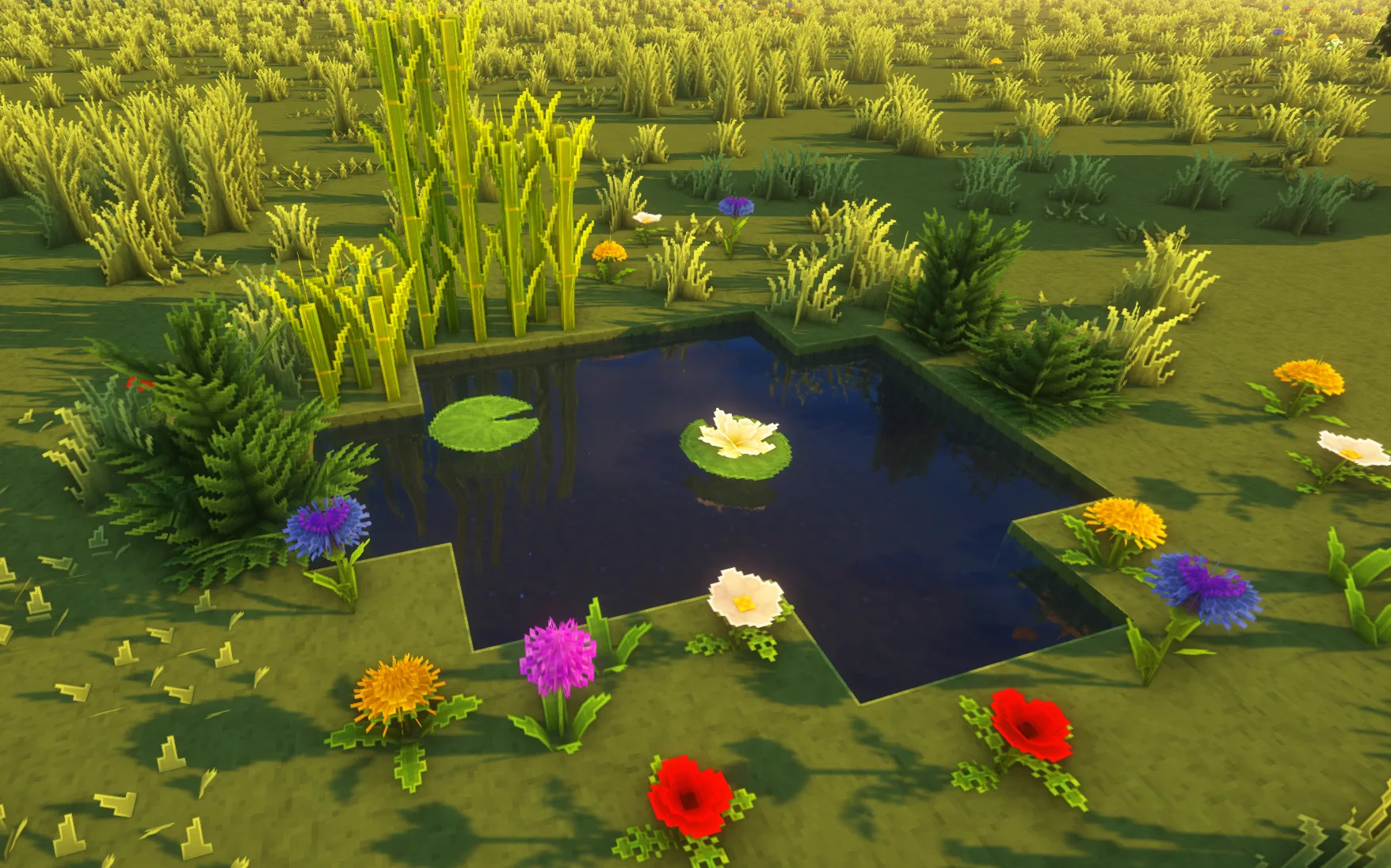 Детализированная растительность в проекте ZeroVision.