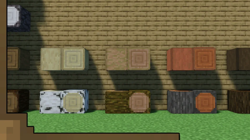 Превью ресурс-пака Improved Logs