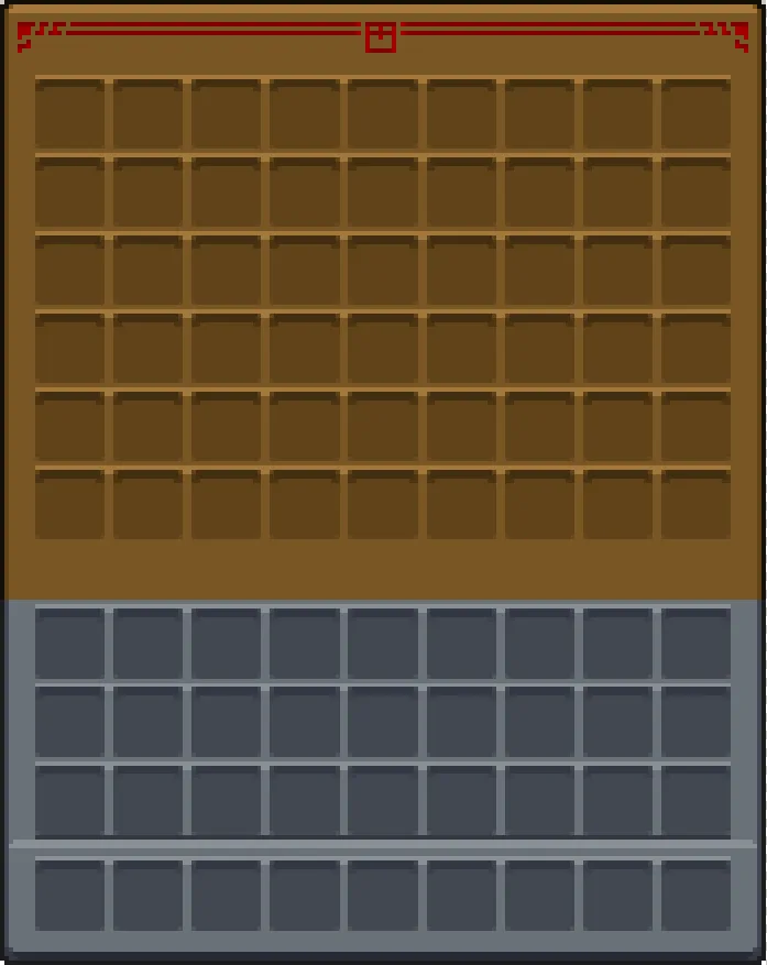 Интерфейс сундука-ловушки с красной рамкой в GUI Revision Plus