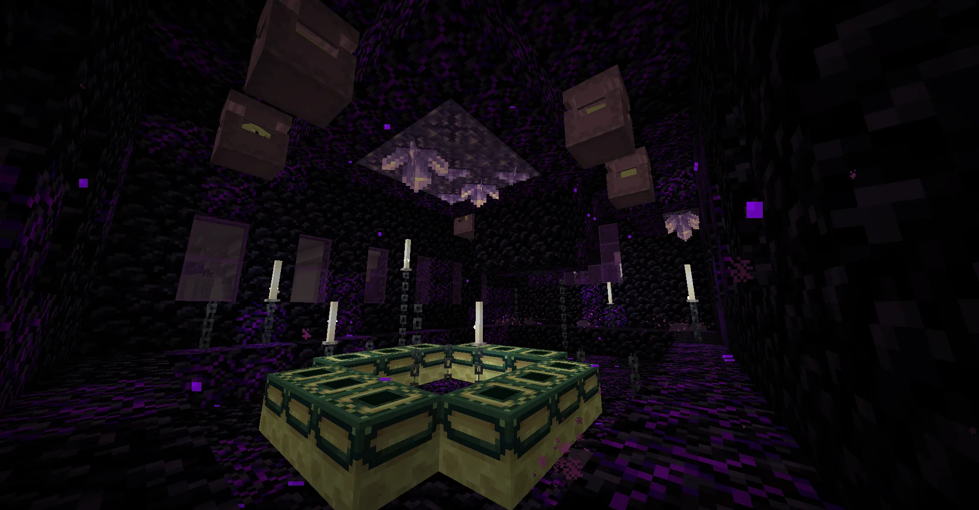 Портал в Край, расположенный внутри крепости Края.