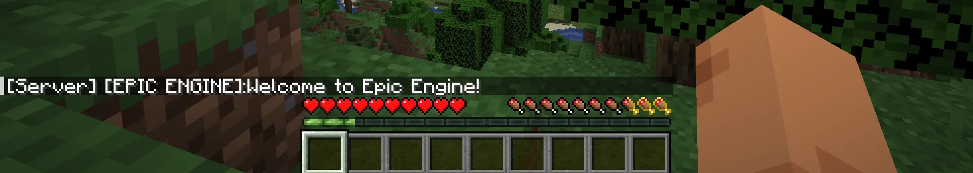 Предустановленные команды в моде Epic Engine