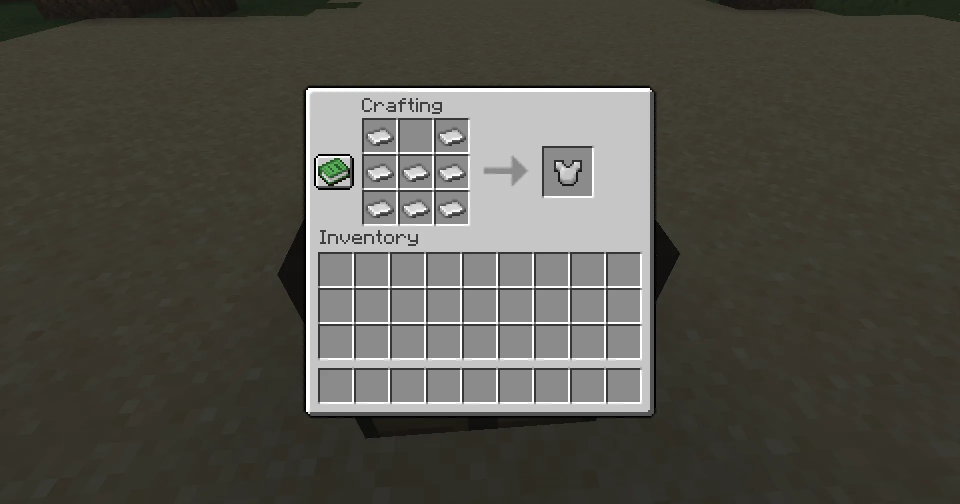 Создание железного нагрудника в моде Additional Create Features