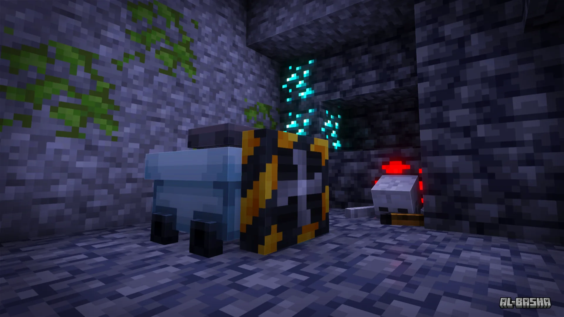 Буровая установка из мода MineDrill