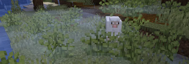 Скриншот мода Particle Rain с эффектом тумана над землей.