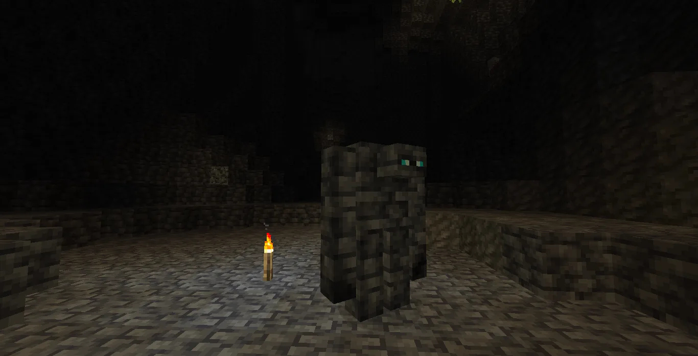 Рудный голем в моде Deepborn