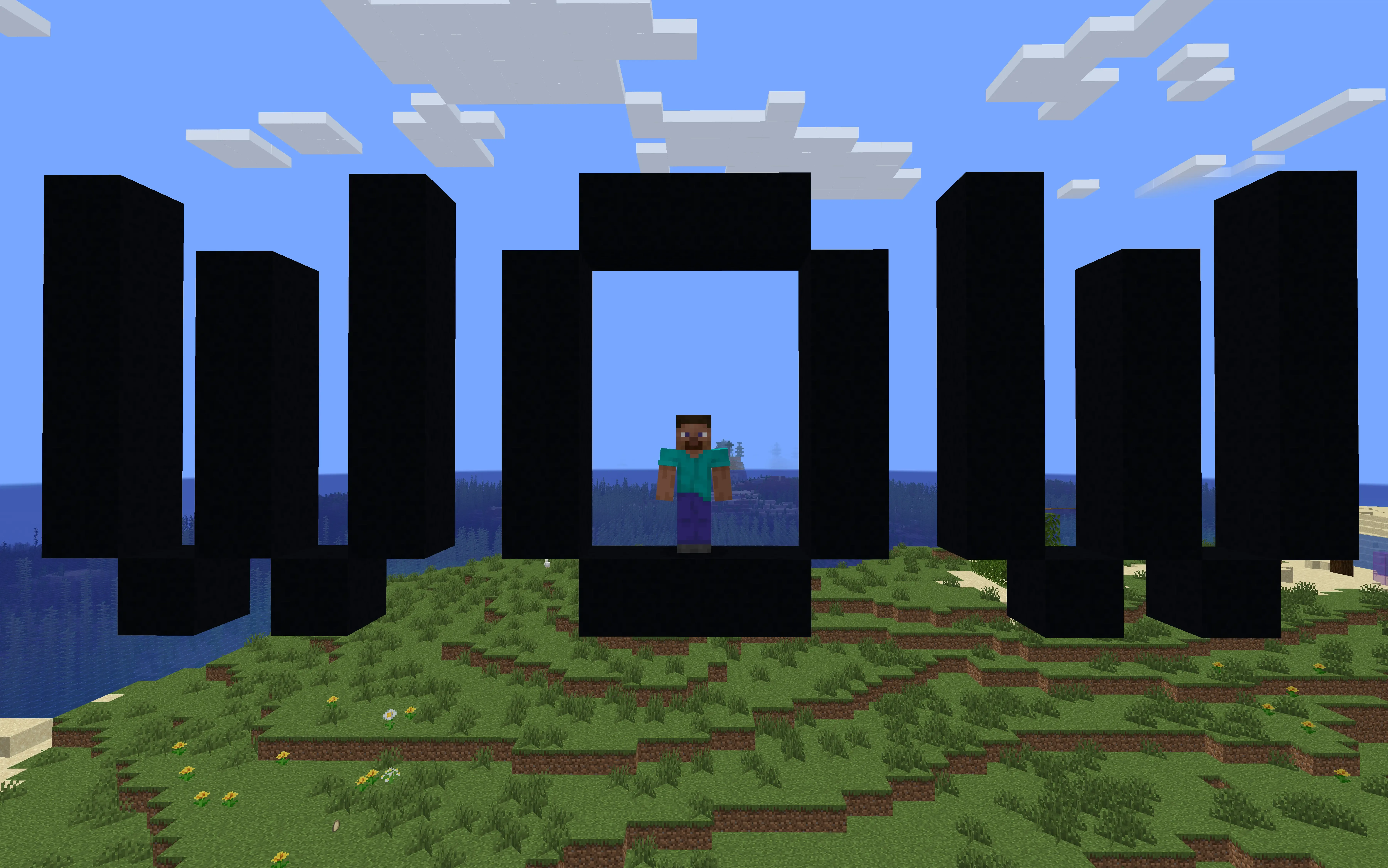 Мод Zume: интерфейс игры в режиме активного приближения камеры от третьего лица.