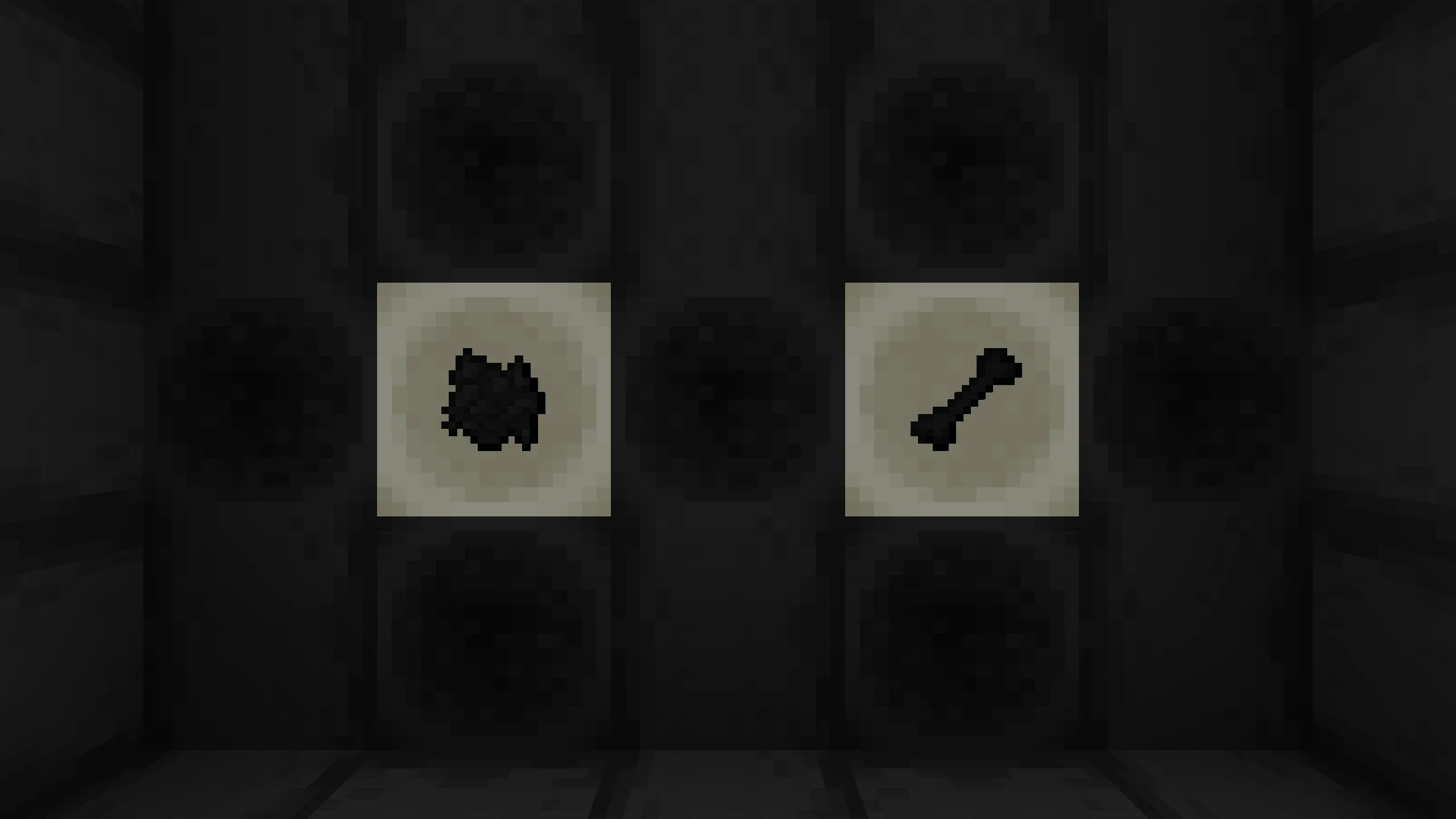 Игровые предметы из мода Withered Bone Meal: иссохшая костная мука, иссохшая кость и блоки из них.