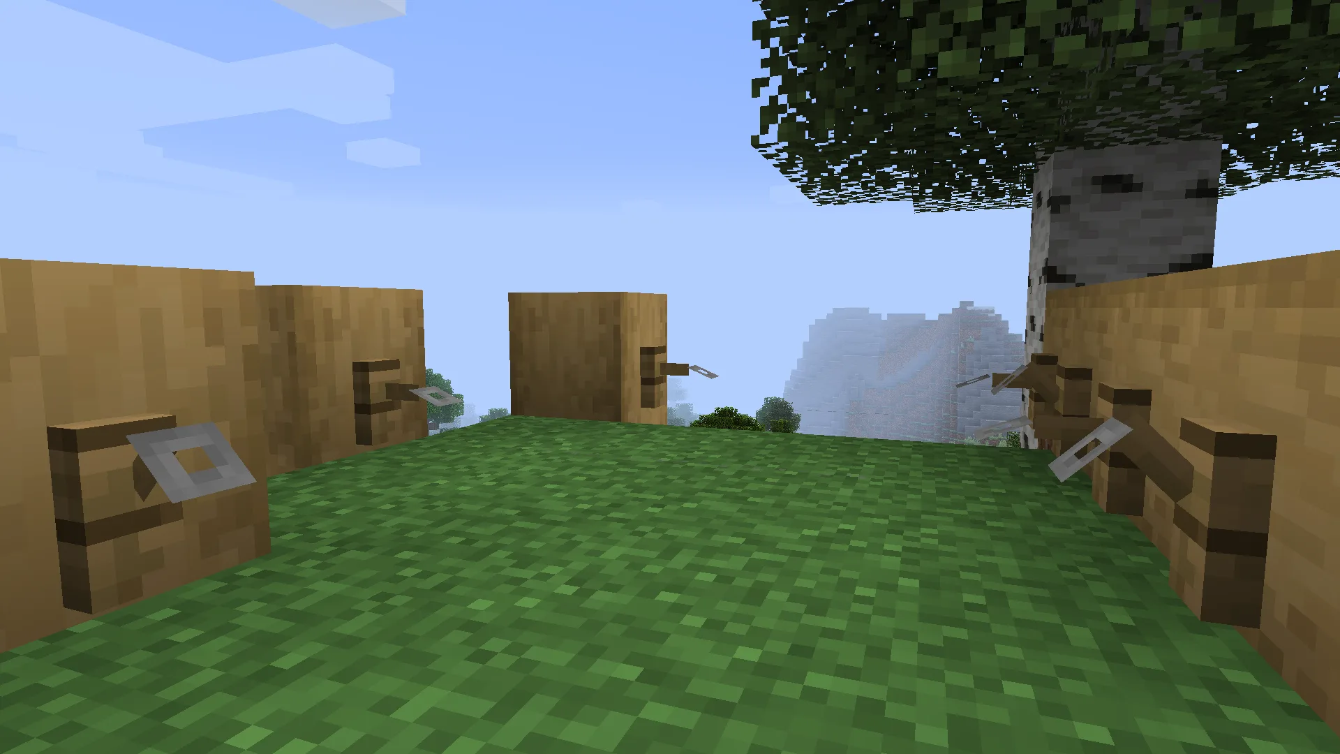 Упрощенная модель крюка в Minecraft