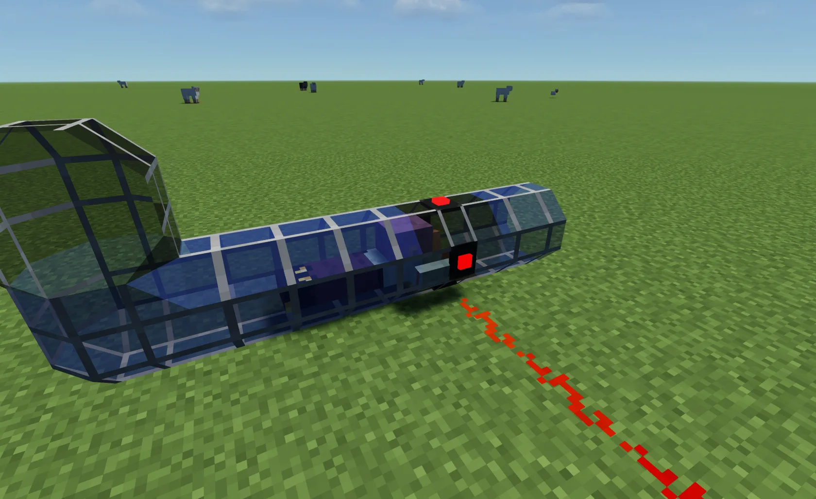 Включенный детекторный блок в PipeCraft