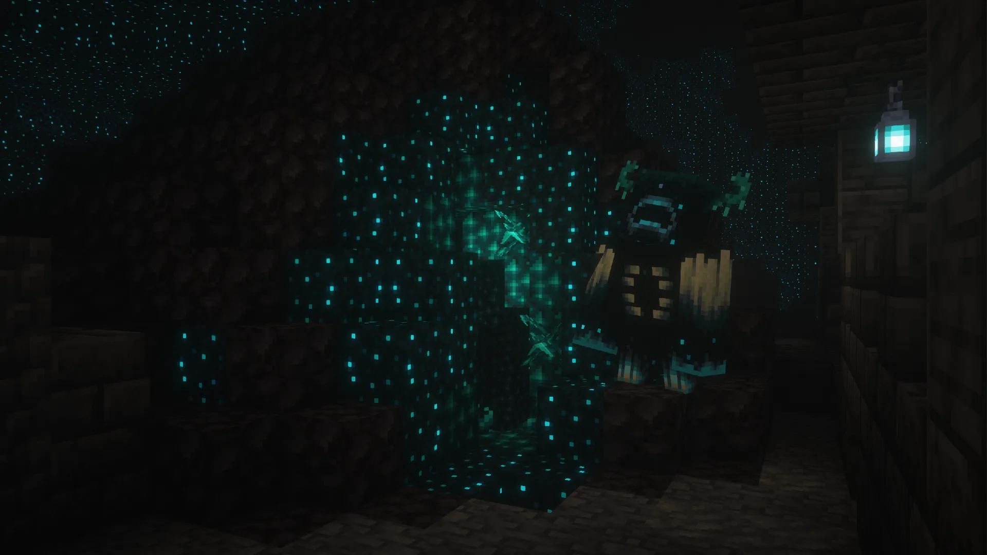 Варден преграждает путь к эхо-жеоде.