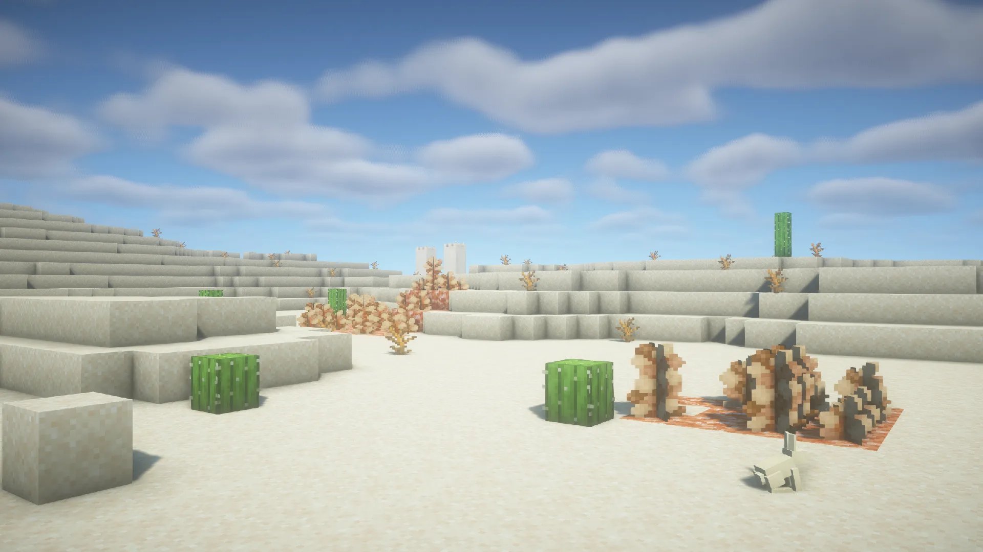 Скопления гипсовых роз в пустыне из мода More Geodes.