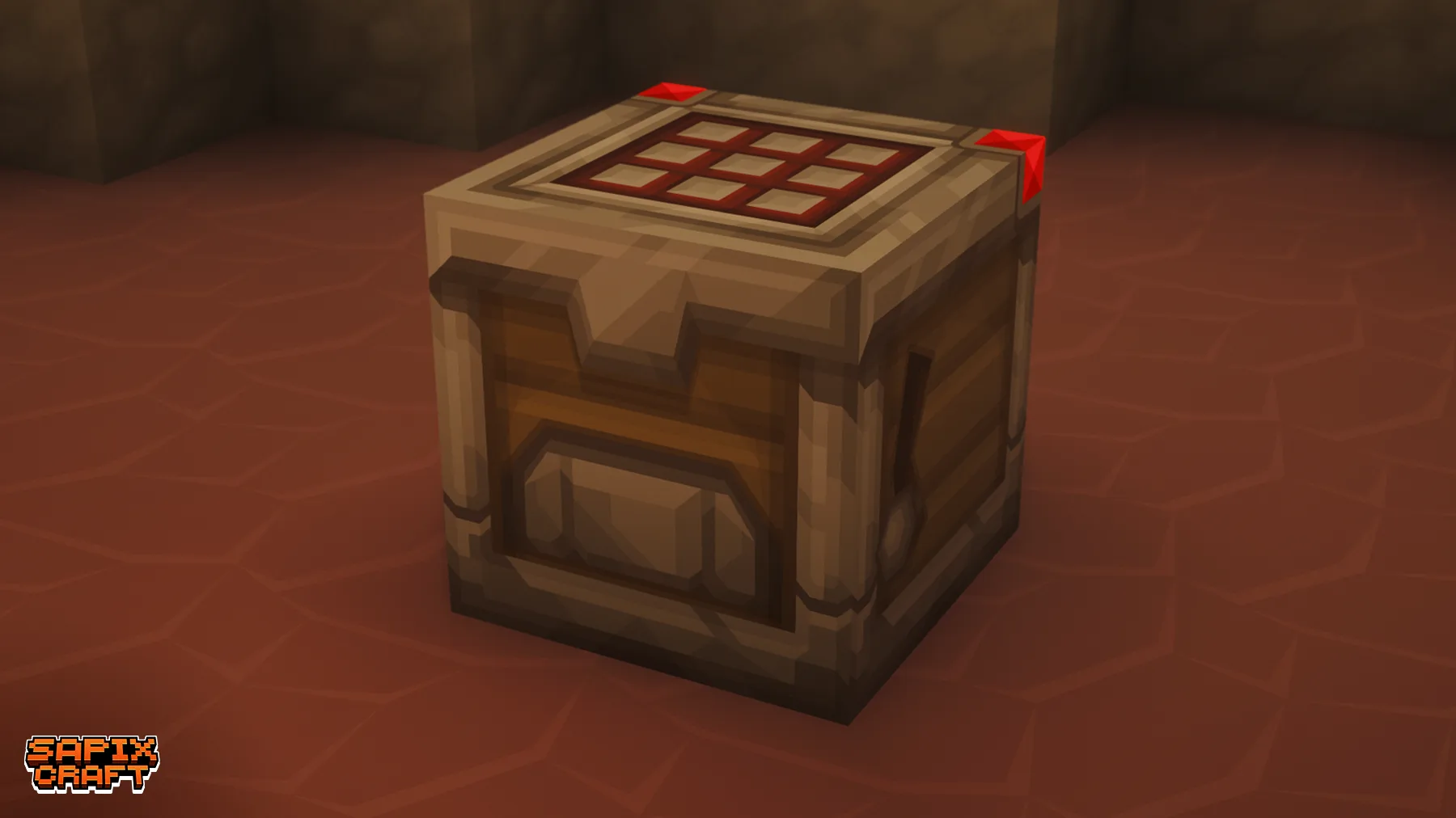 Игровой блок крафтера в стиле текстурпака Sapixcraft.