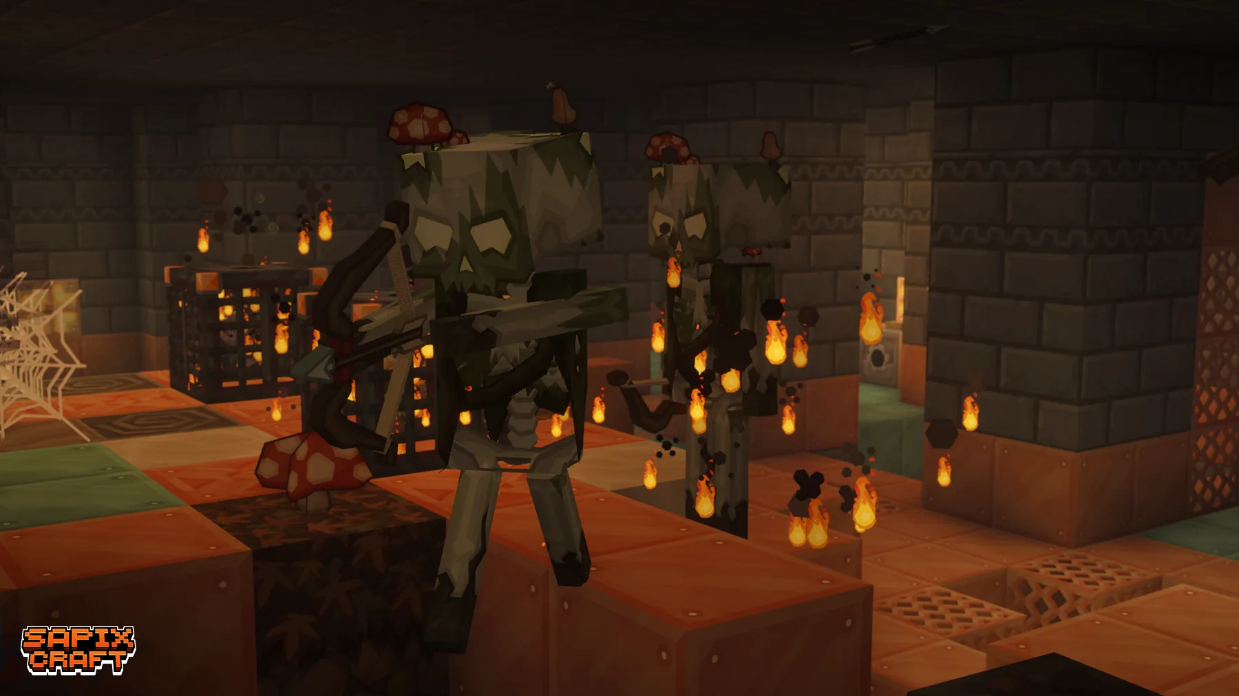 Богглед в Испытательной камере из ресурспака Sapixcraft.