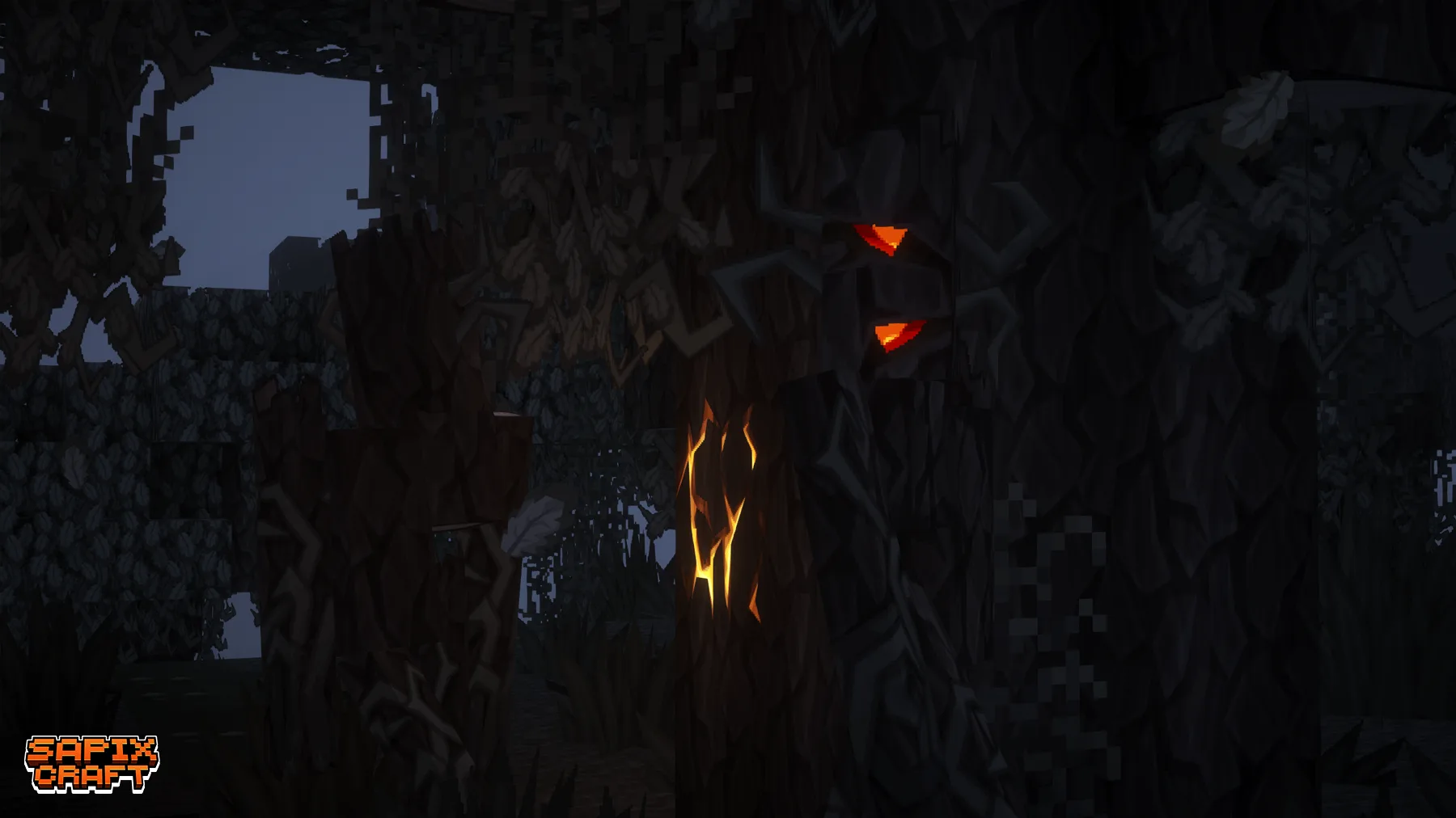 Скриншот существа Крикун в биоме Бледный лес из проекта Sapixcraft.