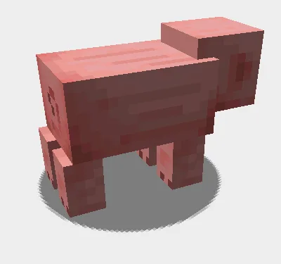 Стандартные тени сущностей в Minecraft