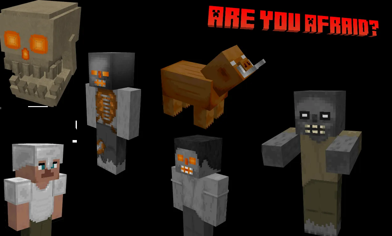 Кастомные модели CEM для ресурс-пака Are you afraid?