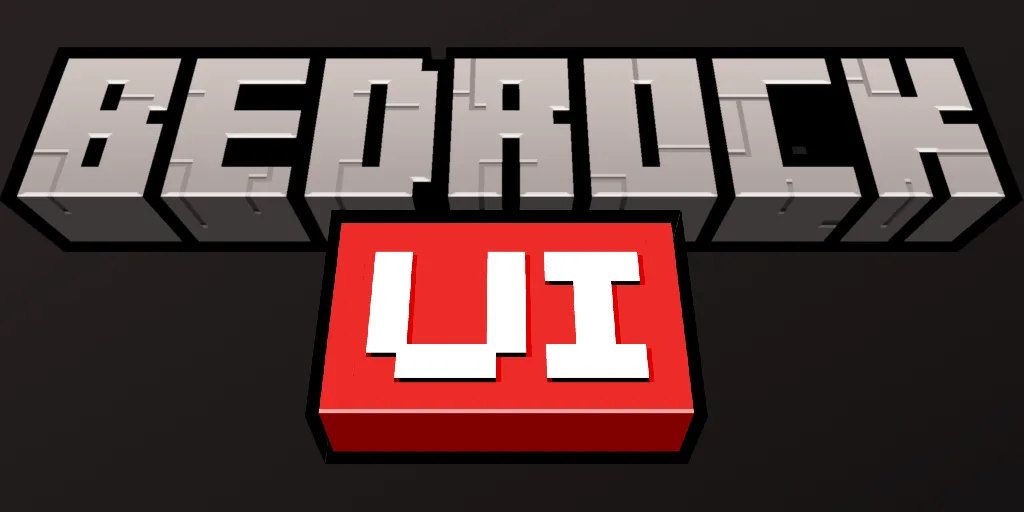 Баннер ресурс-пака Bedrock UI для Java