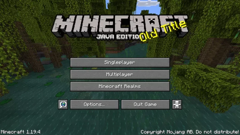 Скриншот ресурс пака New Title