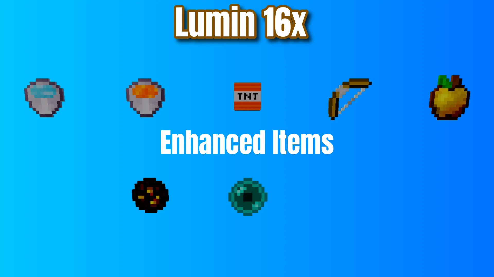 Предметы в ресурс-паке Lumin 16x
