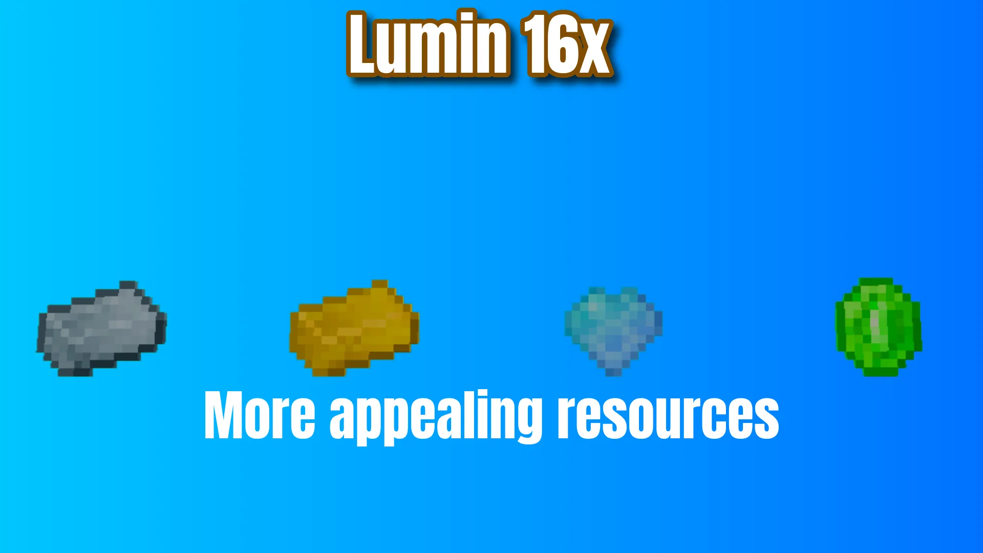 Ресурсы в ресурс-паке Lumin 16x
