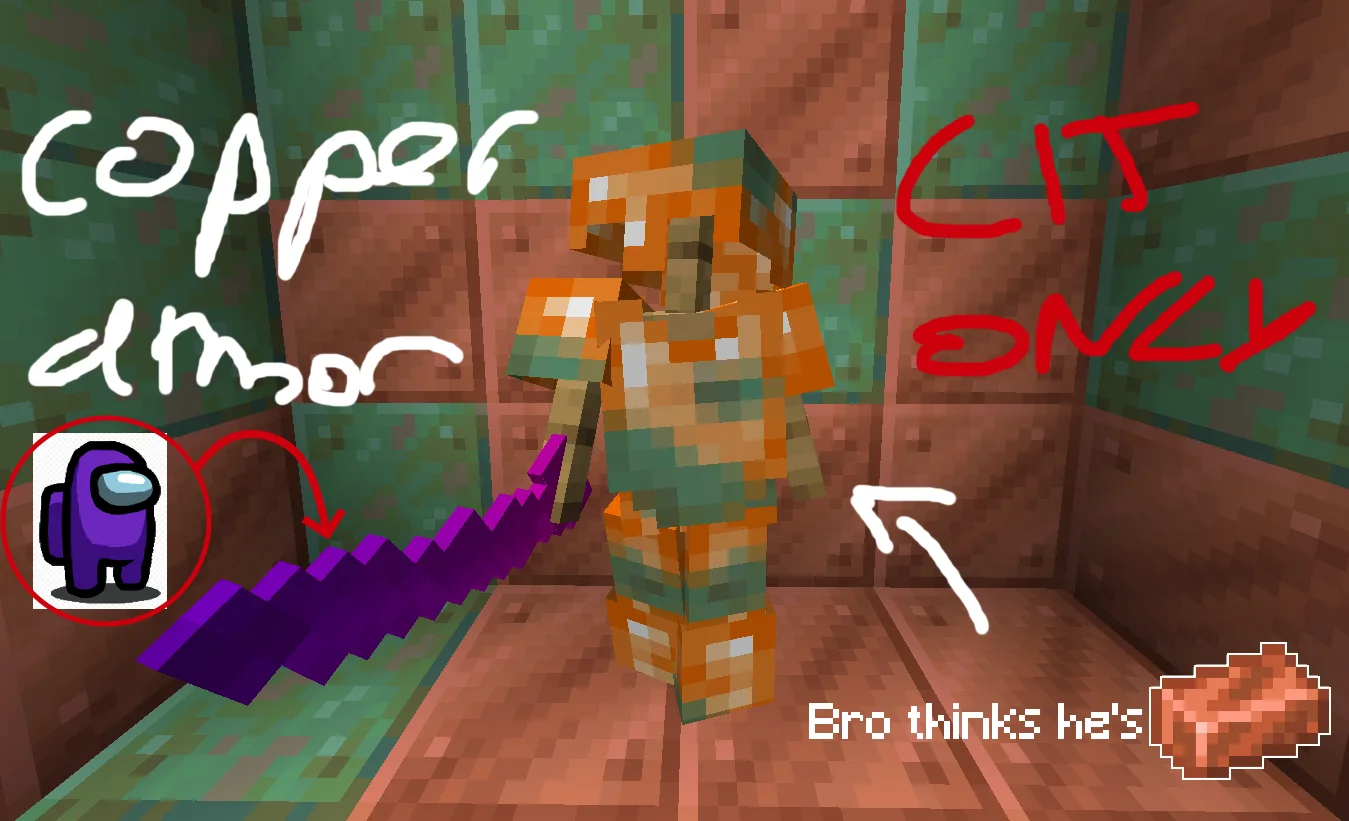 Медная броня в ресурс-паке Lust's Lobster Pack