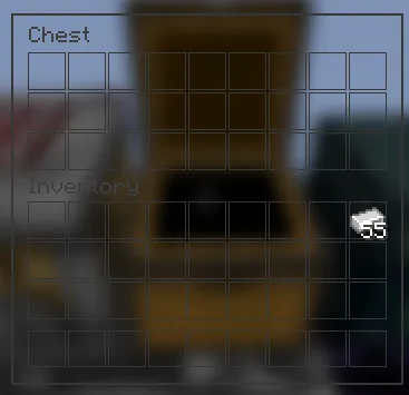 Интерфейс сундука в стиле Dark GUI