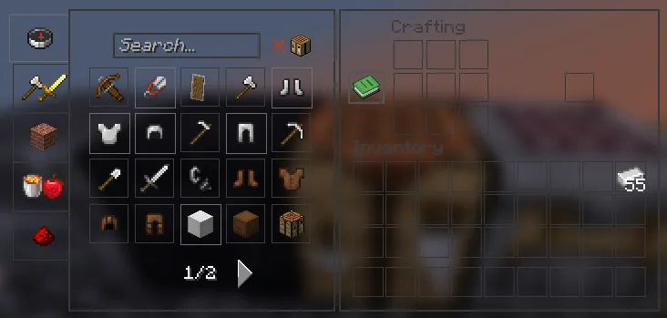 Интерфейс верстака в стиле Dark GUI