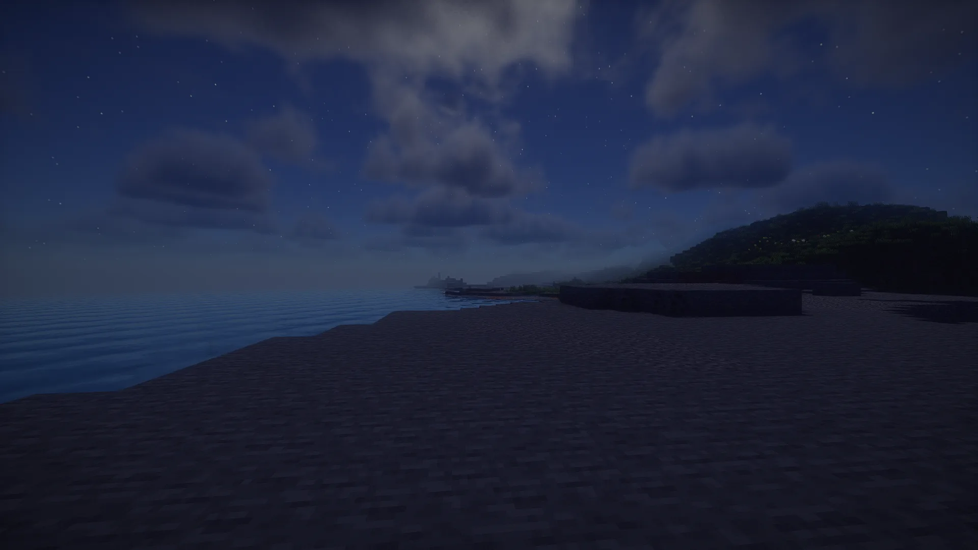 Ночное время в Turtle Shaders.