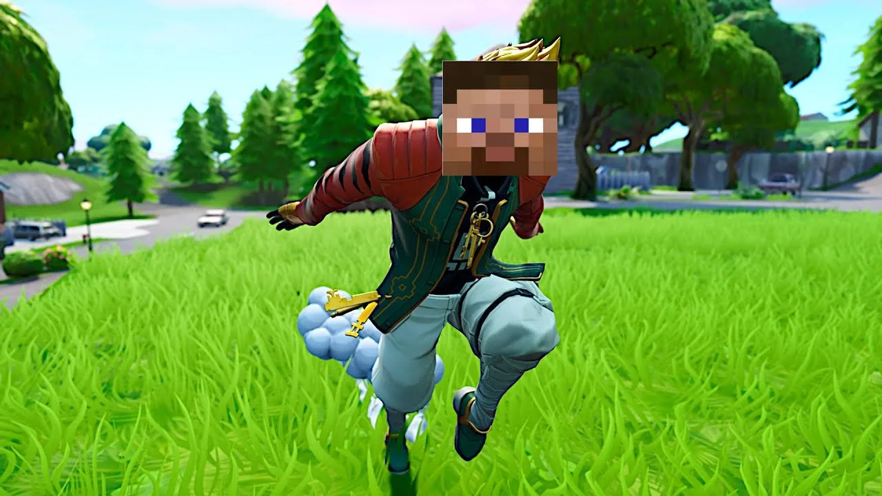 Скриншот игрового процесса мода FortCraft
