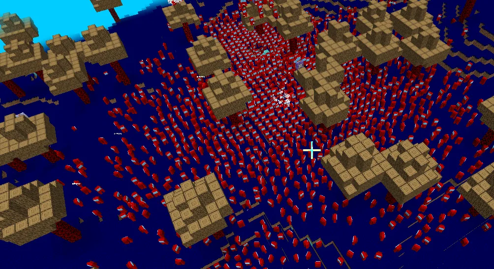 Использование командных блоков в моде FortCraft