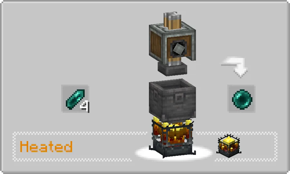 Рецепт эндер-жемчуга в моде Create: Compat Core