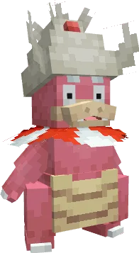 Рендер Слоукинга в стиле Cobblemon.