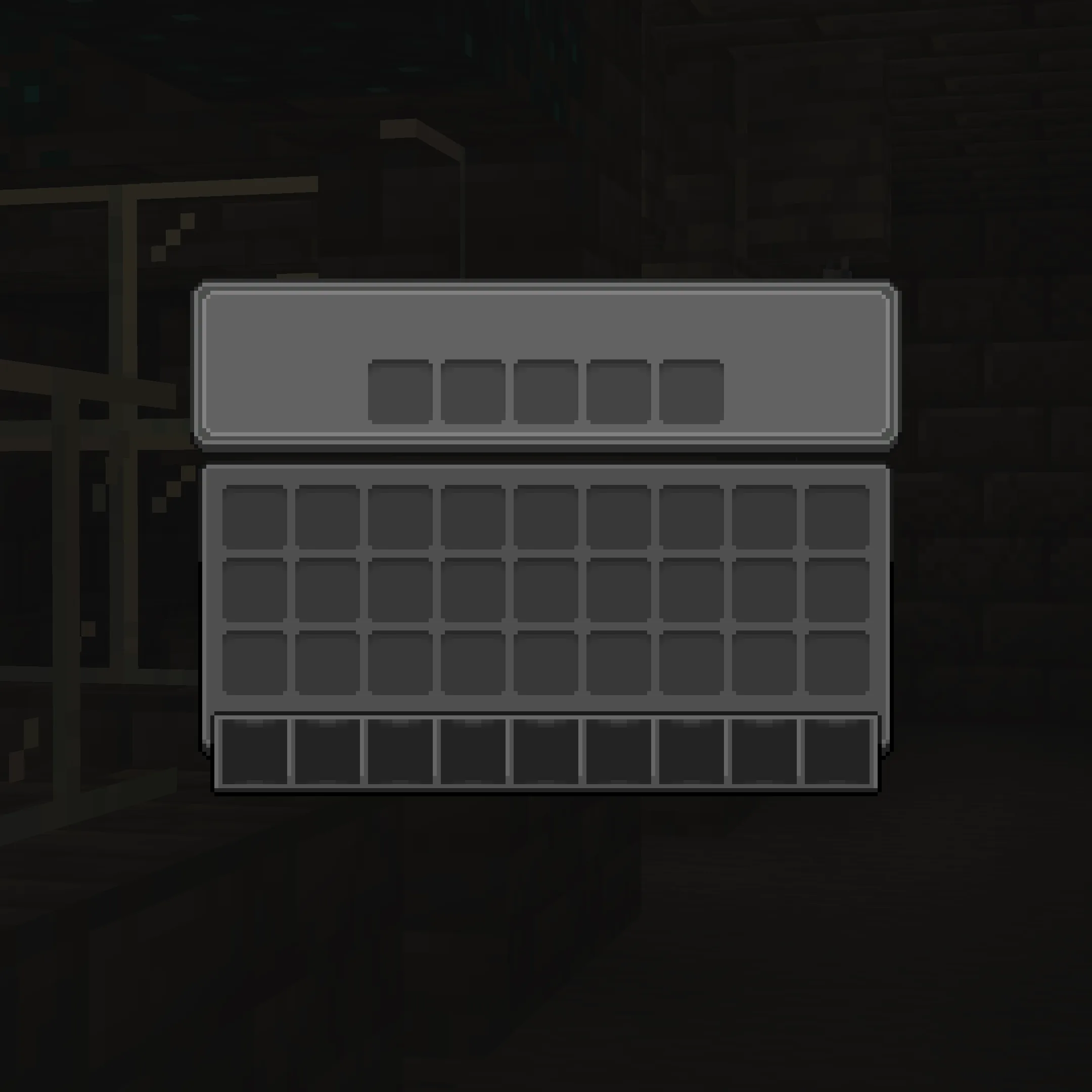 Интерфейс воронки (Hopper) из ресурспака Ingot UI.