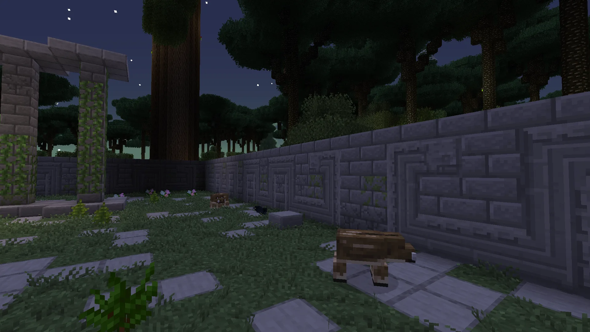 Стена из камня Нага из мода Twilight Forest 1.7 для проекта Modernity Adjunct.