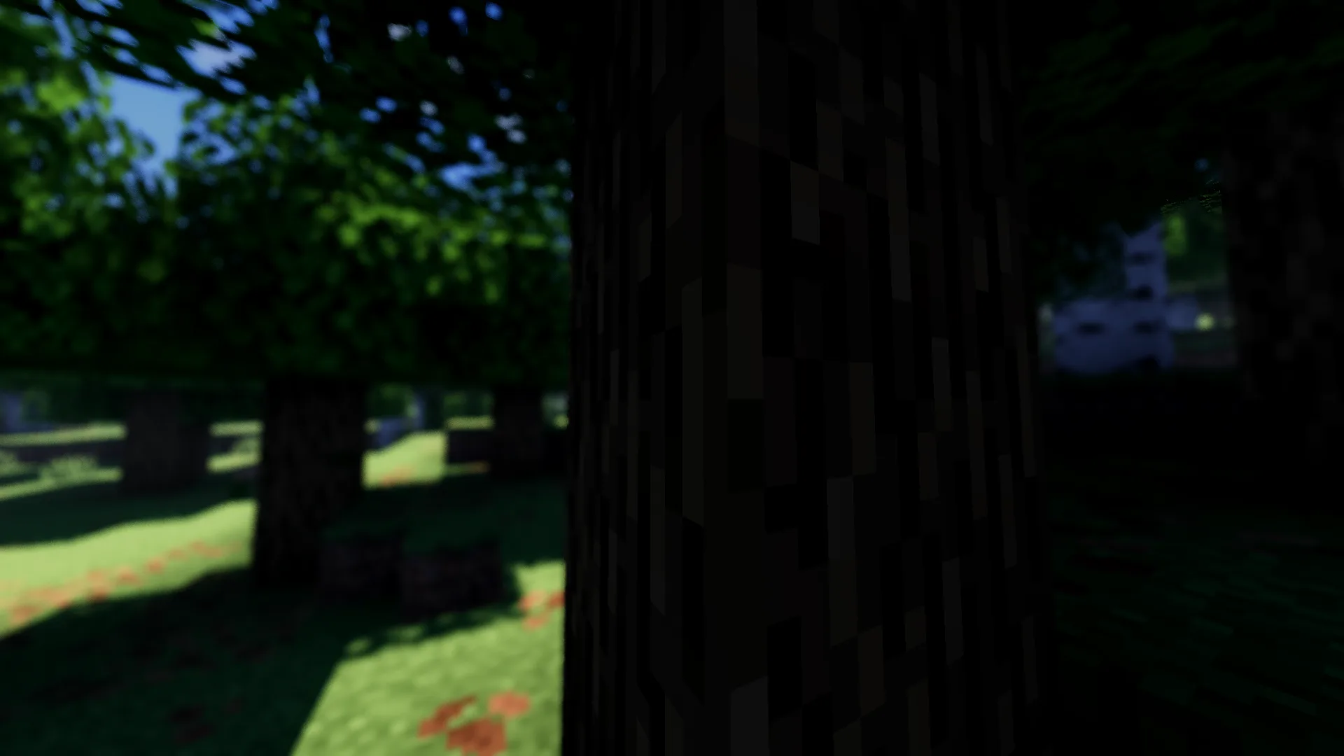 Baseline Shader с эффектом глубины резкости.