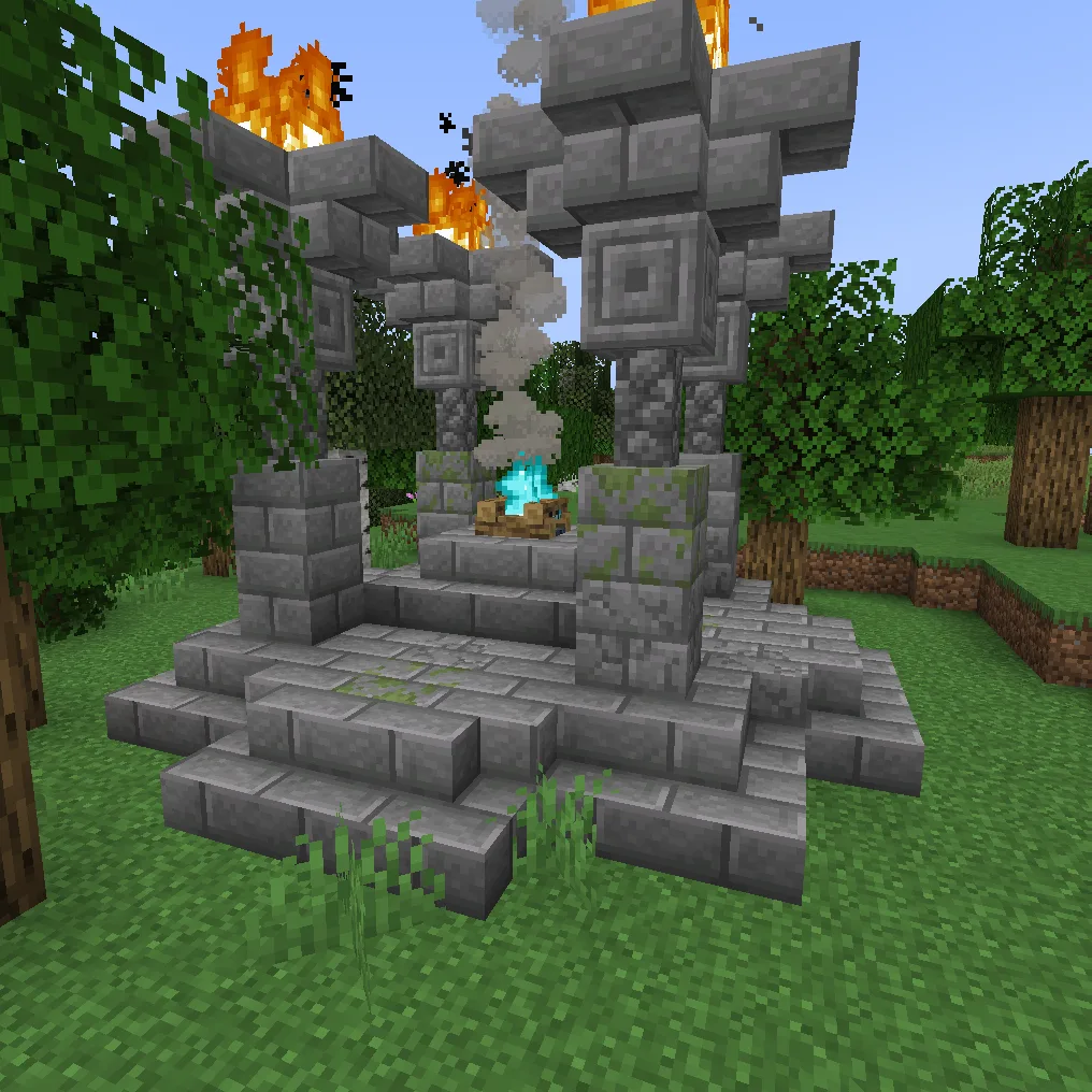 Святилище в лесу из проекта Explorations.